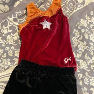 Childrens Gymnastics Leo and Shorts